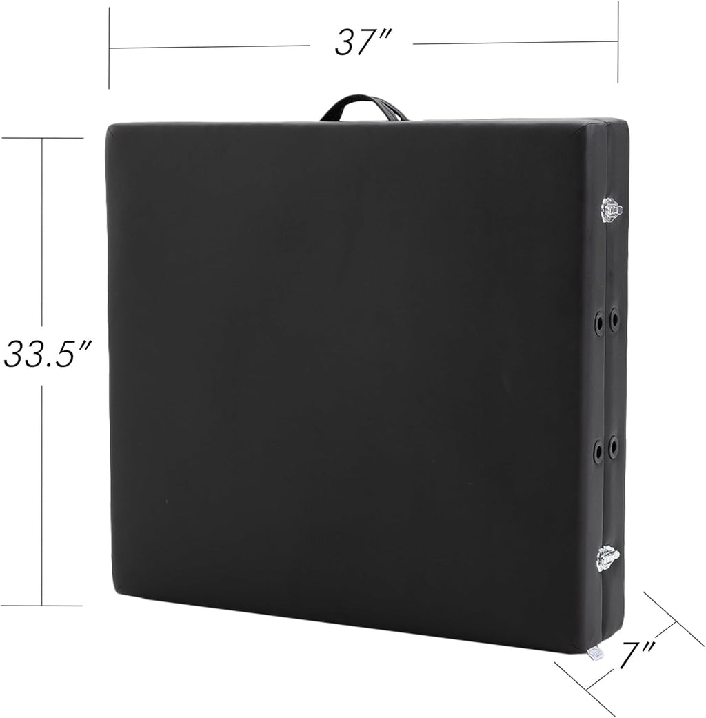 Black Low-Level Massage Table Q101303