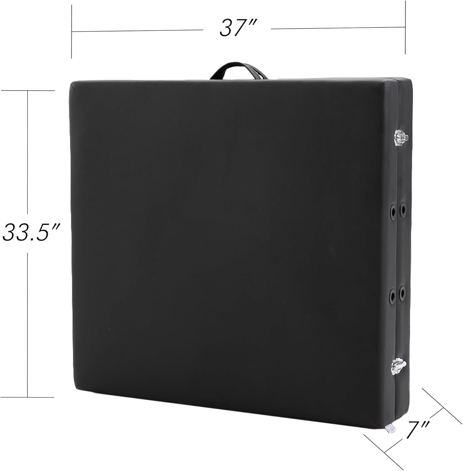Black Low-Level Massage Table Q101303