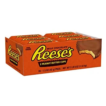 1.5 Ounce 36 Count Peanut Butter Cups T7357
