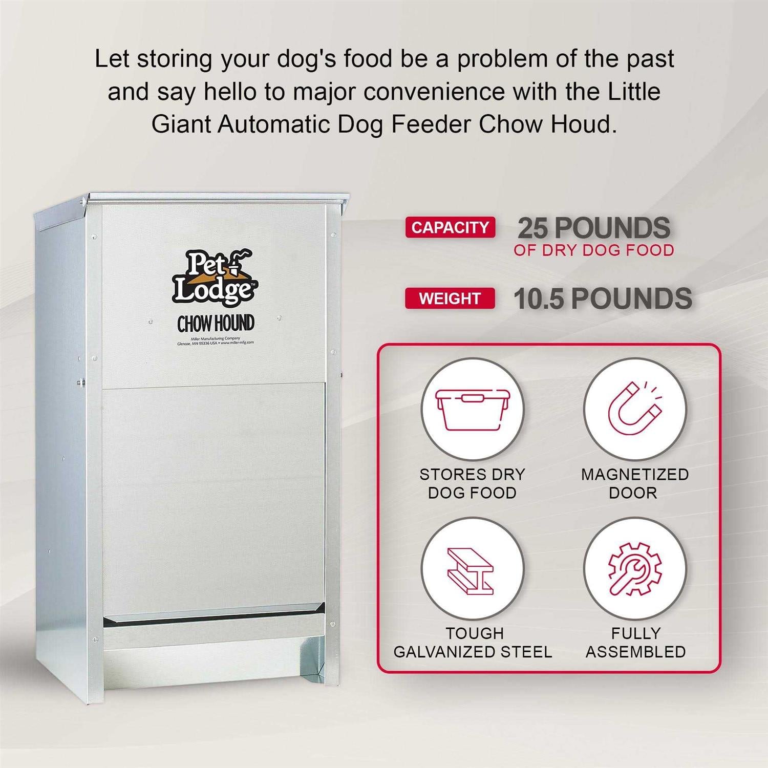 Pet Lodge Chow Hound Dog Feeder Y3264