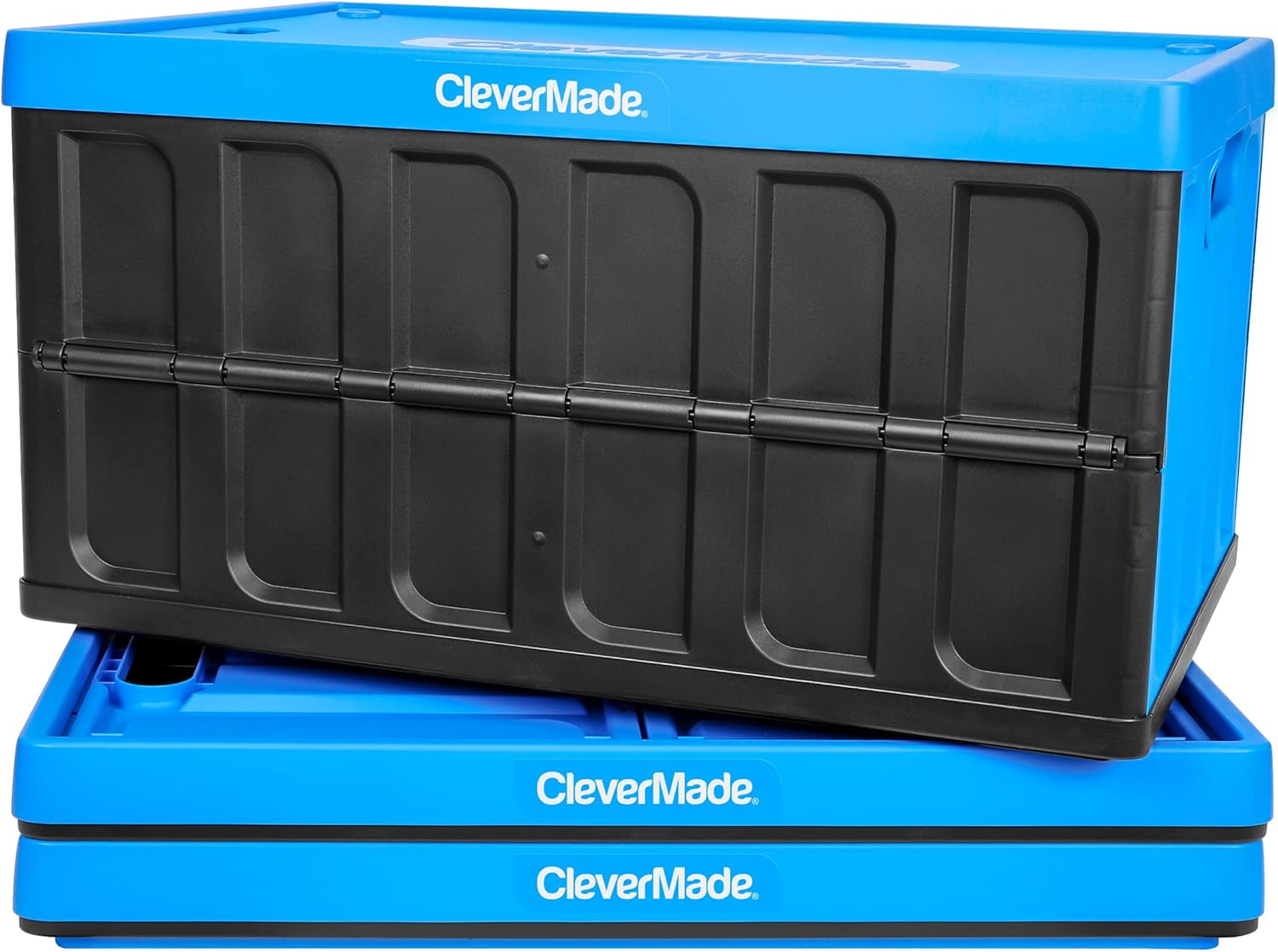 62L Collapsible Storage Bins (3 Pack) with Lids M8403
