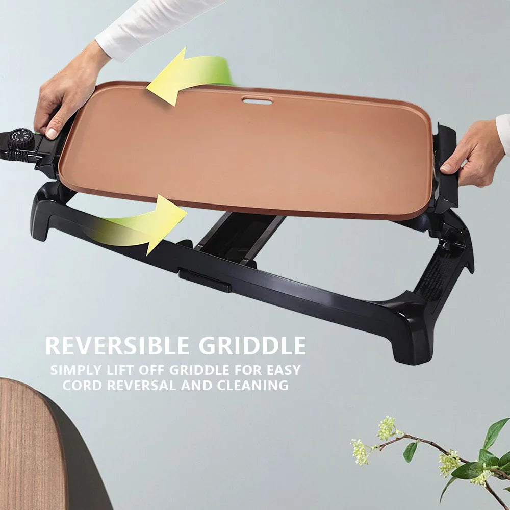 Nonstick Ceramic Electric Griddle D506