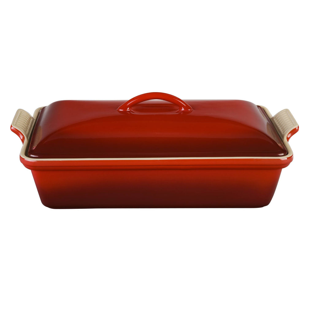 Heritage Stoneware Covered Rectangular Casserole, 4-Quart K984926