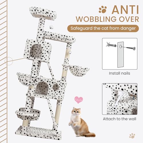 Grey Cat Tree with Sisal Scratching Posts Z437837