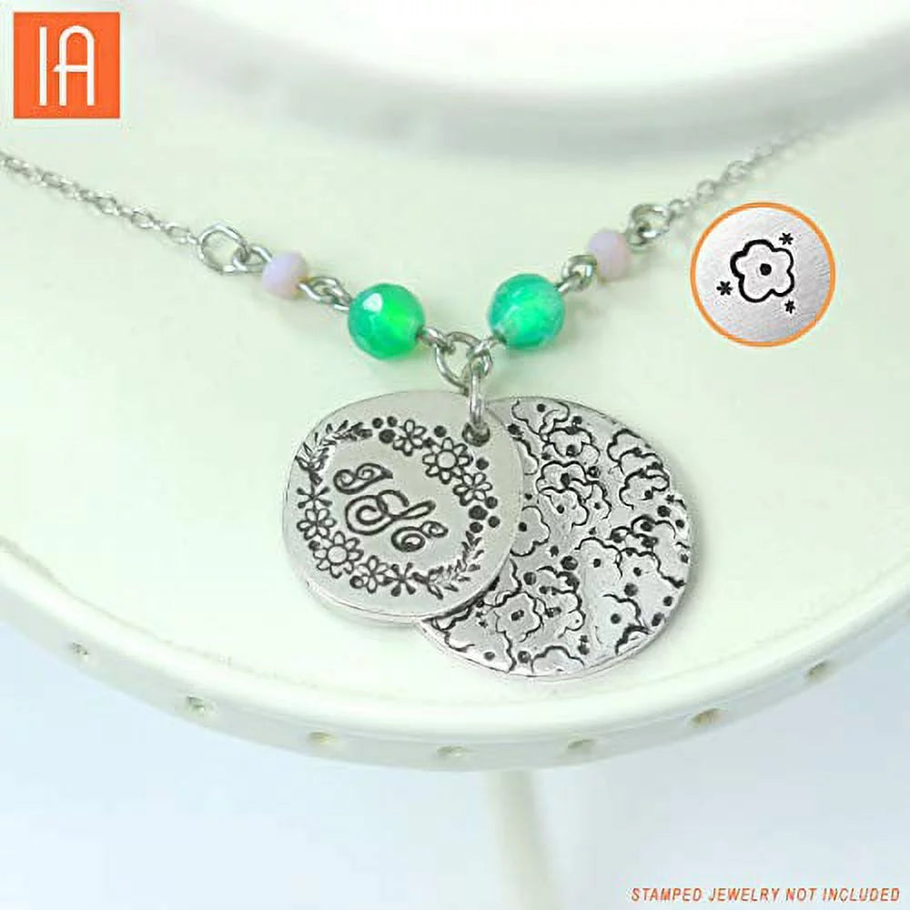 Metal Jewelry Stamps, Texture Designs Metal Stamp Pack W979534