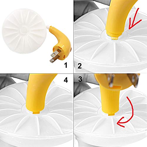 5Pack Sensor LED Night Light Plug in Mushroom Light Y175