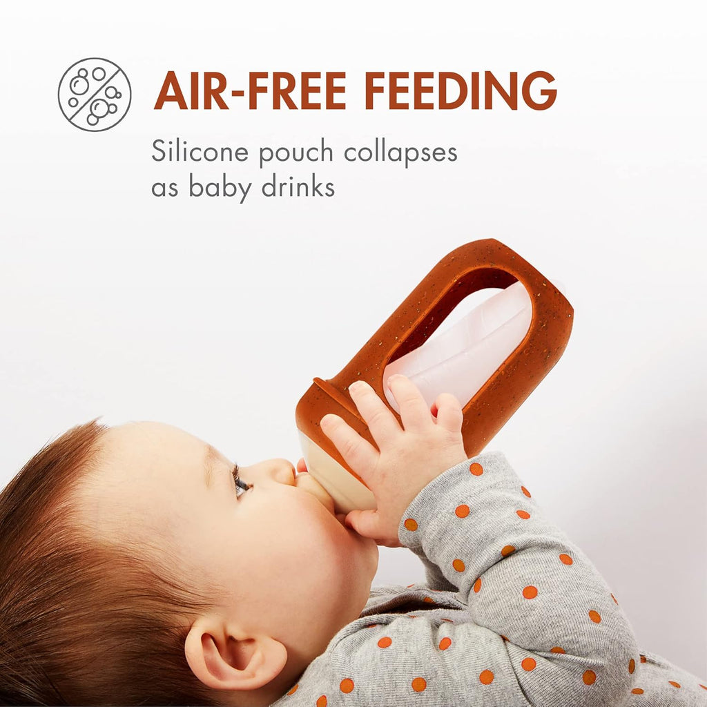 Reusable Silicone Baby Bottles with Pouches T437841
