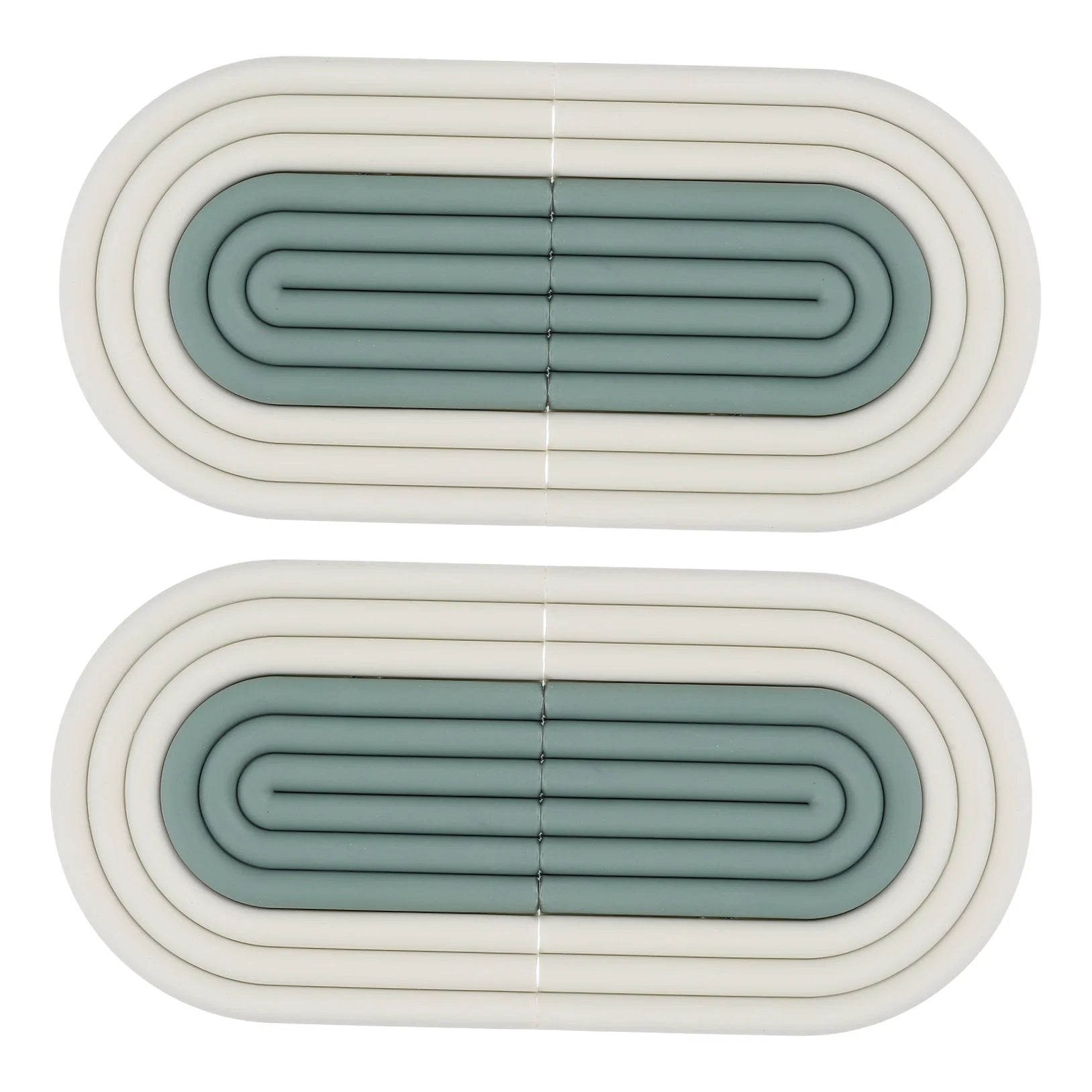 4 Pcs Anti-slip Kitchen Pot Pads Green Z876