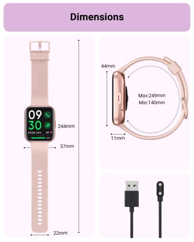 1.8" Touch Screen Smart Watch with Alexa Built-in V688527