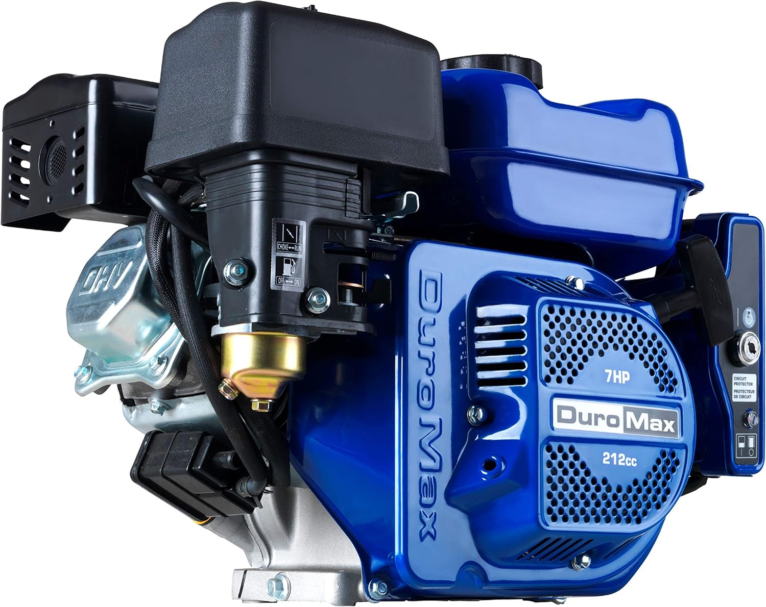 Blue 713cc V-Twin Electric Start Gas Powered Multi-Use Engine J9498