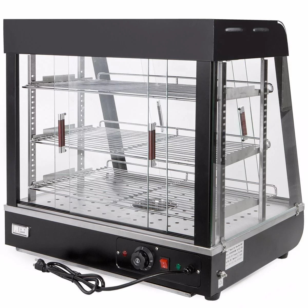 27" Commercial Food Heating Display Warmer Cabinet Countertop Pizza D177