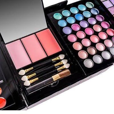 All-in-One Makeup Kit Cosmetics Set Eye Shadows Blush Lips Bag Q7505