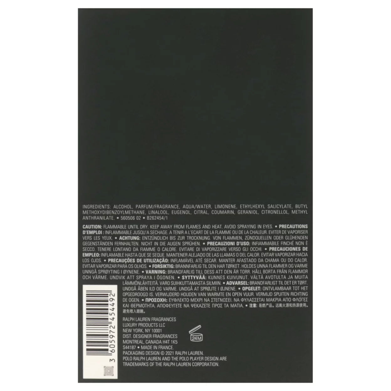 Green Cologne Spray Perfume 8.0 oz Q73654