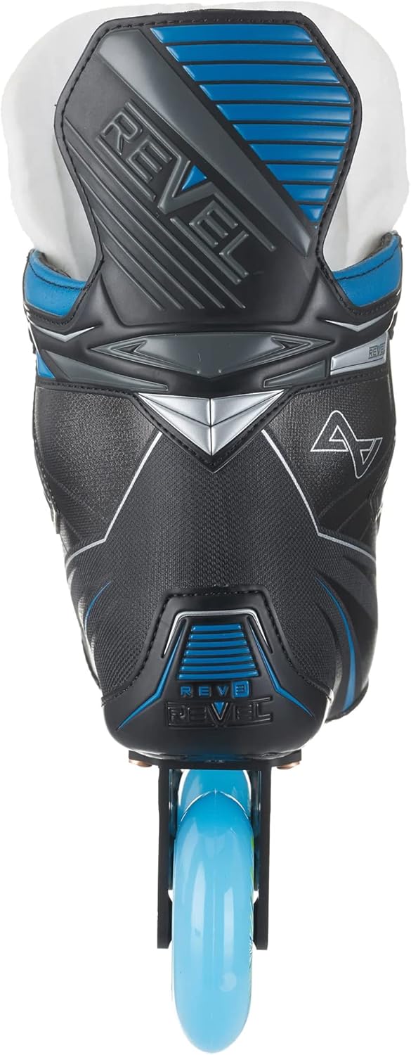 Black/Blue Junior Inline Hockey Skates R888397