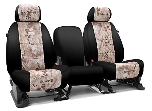 ShearComfort Custom Kryptek Neo-Supreme Seat Covers Compatible with Chevy Silverado (2020-2022) for 40/20/40 w/Non-Removable Headrests, Folddown Center Console and Center Underseat St... L405248