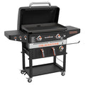 28 inch Black Stainless Steel Gas Griddle with Hood T3977