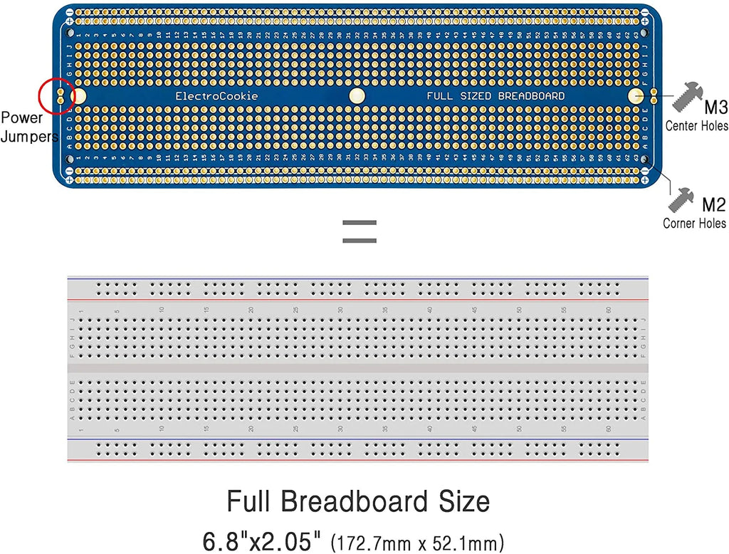 Solderable Breadboard PCB Board T28733