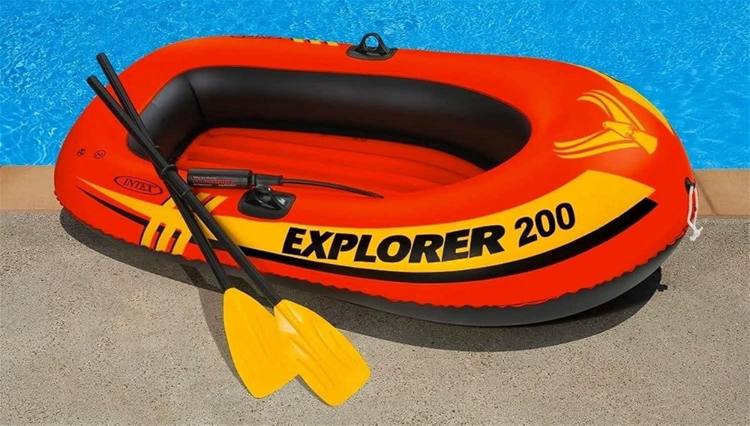 2 Person Inflatable Fishing Boat with Oars Pump Y4186