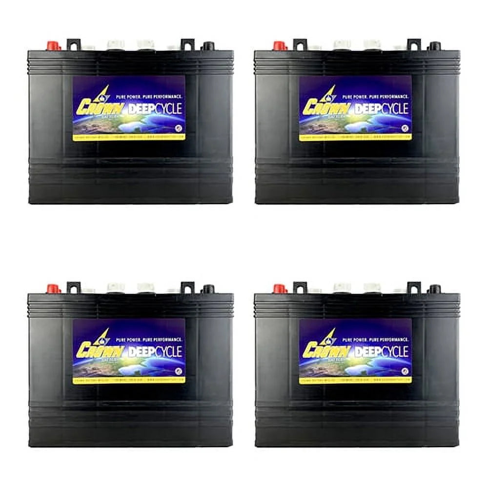4 Pack 48V 12 Volt Golf Cart Batteries F174