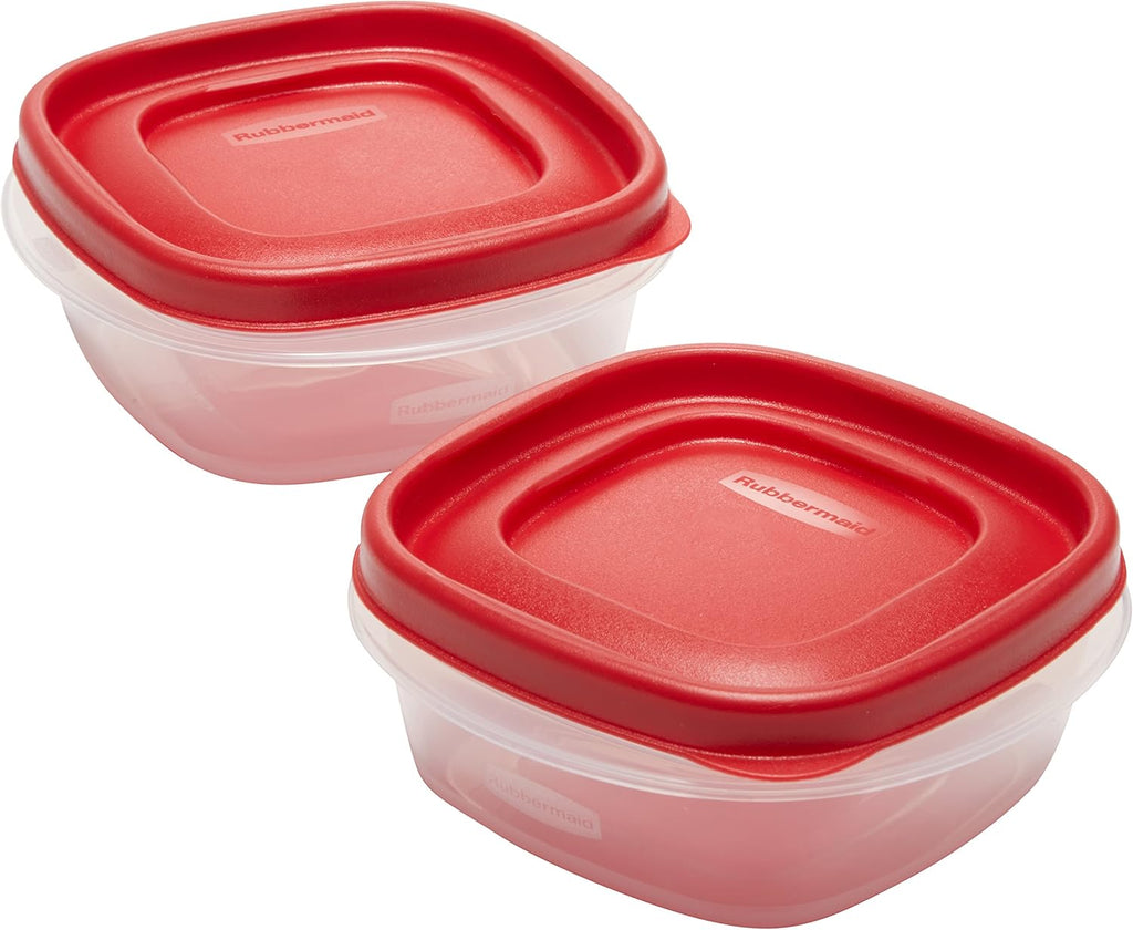 1.25 Cup Racer Red 4-Piece Food Storage Containers J631586