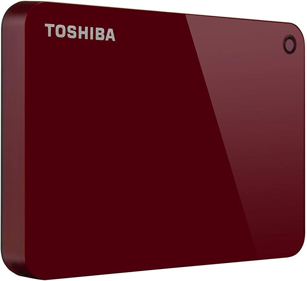 1TB Portable External Hard Drive USB 3.0 Red Y493861