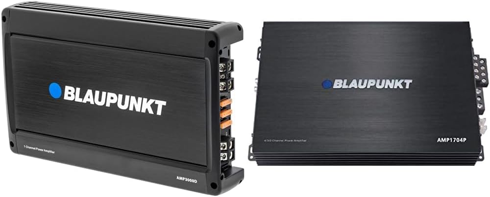 3000W Monoblock 4-Channel Car Amplifiers Bundle A857036