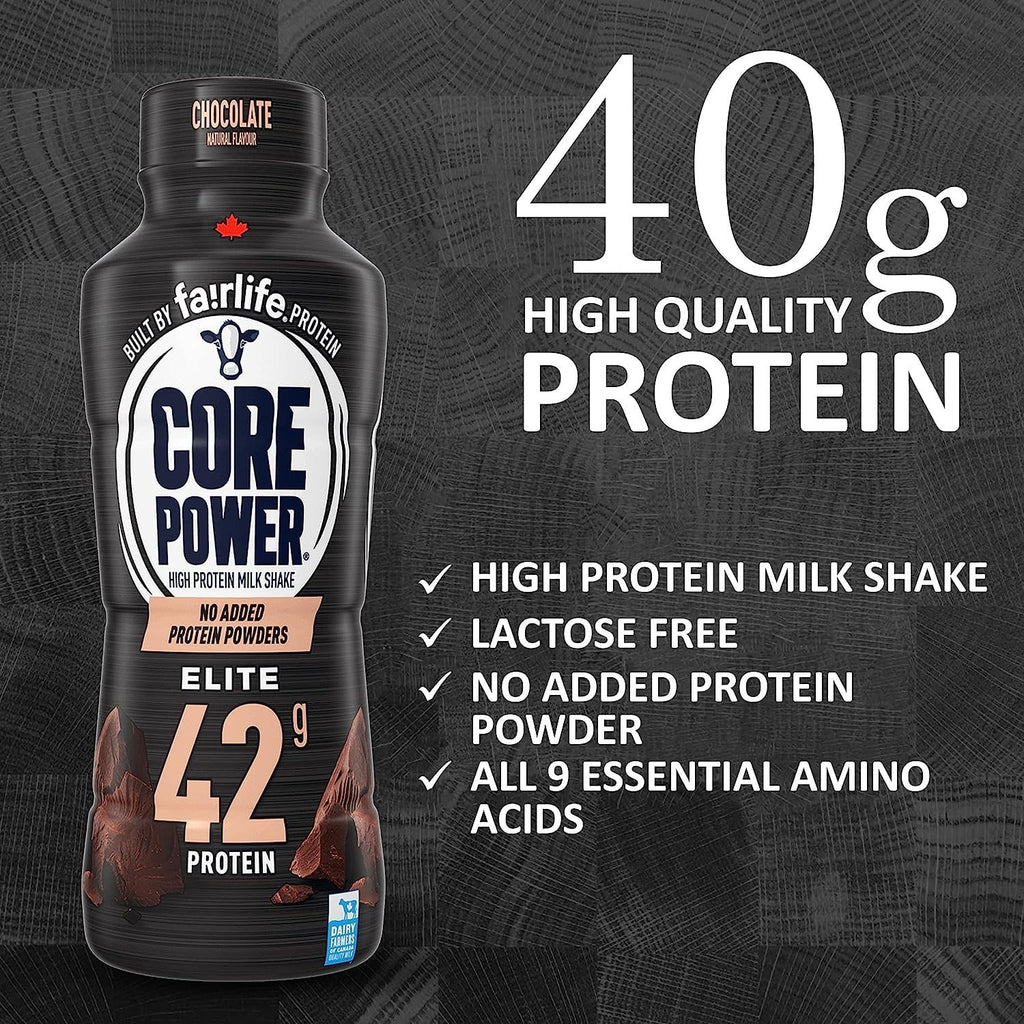 Chocolate Strawberry Vanilla High Protein Shakes 26 Grams 14 Oz. 6 pack S416