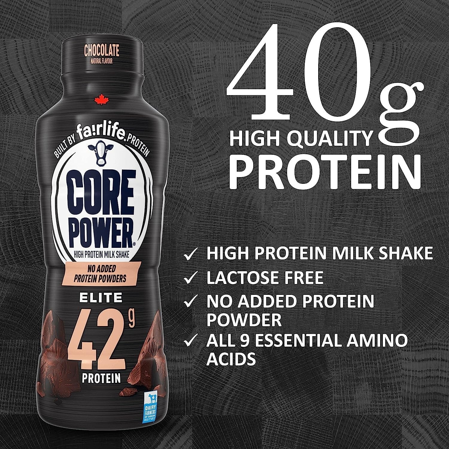 Chocolate Strawberry Vanilla High Protein Shakes 26 Grams 14 Oz. 6 pack S416