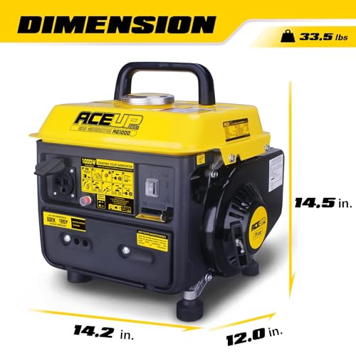 1,200W Gas-Powered Portable Generator U3457