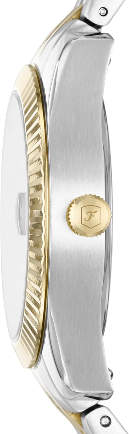 Gold Silver Stainless Steel Quartz Watch T573