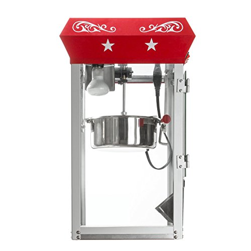Black 8-Ounce Popcorn Machine N4007