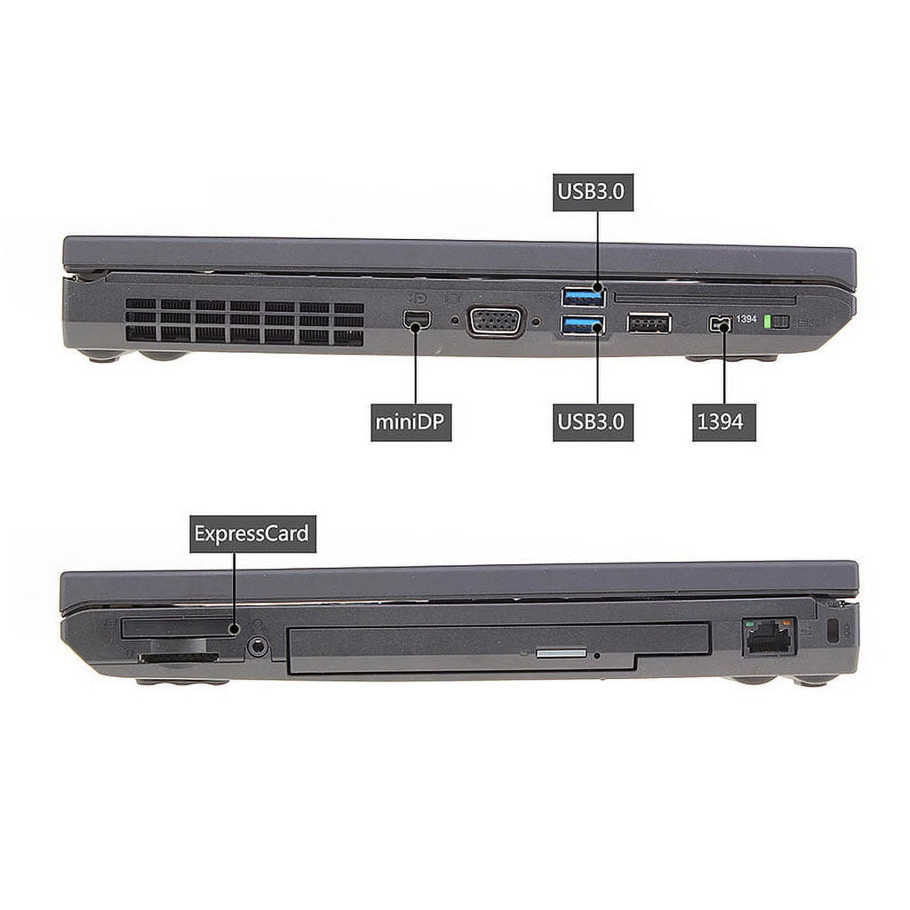 Used Lenovo ThinkPad T530 2.9GHz i7 4GB 320GB DRW Windows 10 Pro 64 Laptop with Camera I4090