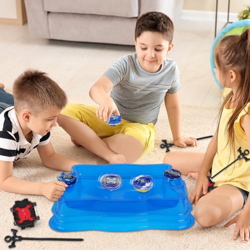 4 Battle Tops 2 Pack with Launchers B892