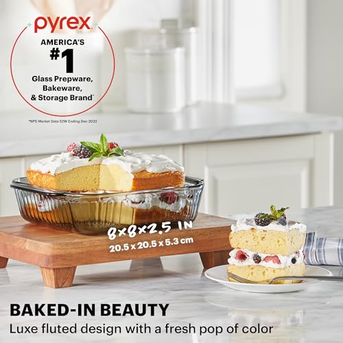 Smoke Glass Baking Dish with Lid G1607