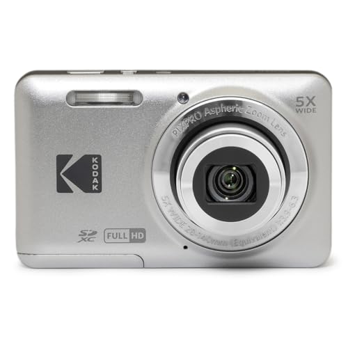 16MP Digital Camera 5X Optical Zoom 28mm Wide Angle 1080P Full HD Video 2.7" LCD (Blue) S128