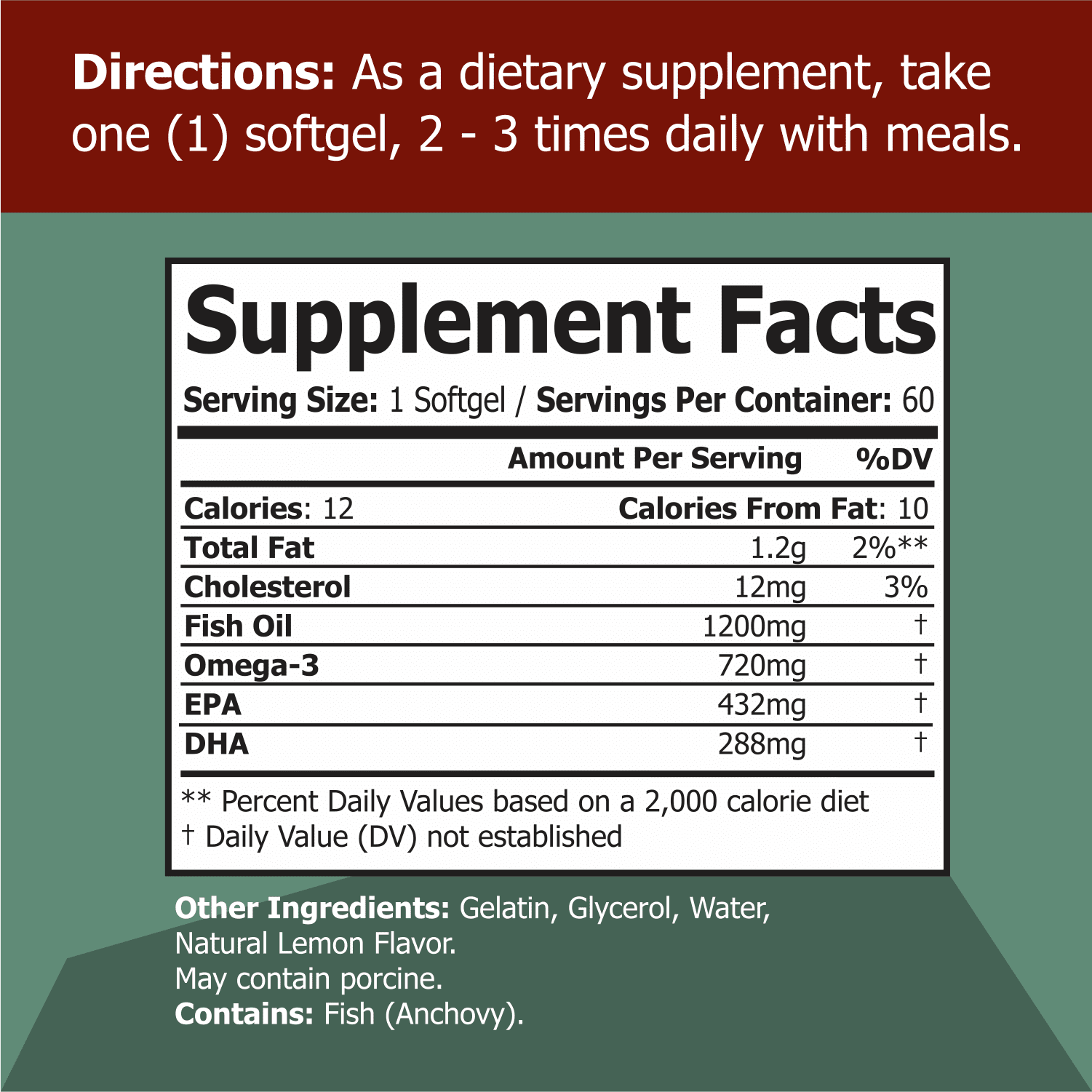 Omega 3 Fish Oil B130