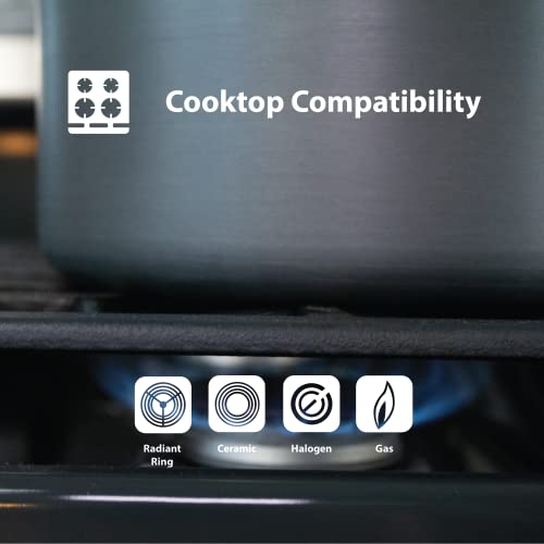 11" 5.3 Qt Nonstick Diamond Coated Aluminum Braiser with Lid D7308