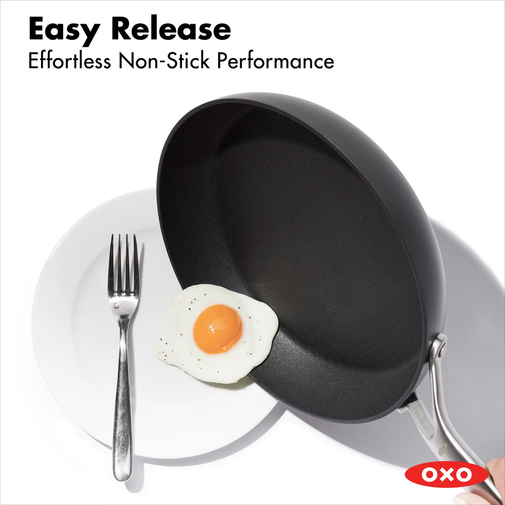 10 Piece Hard Anodized Nonstick Cookware Set, Black N254675