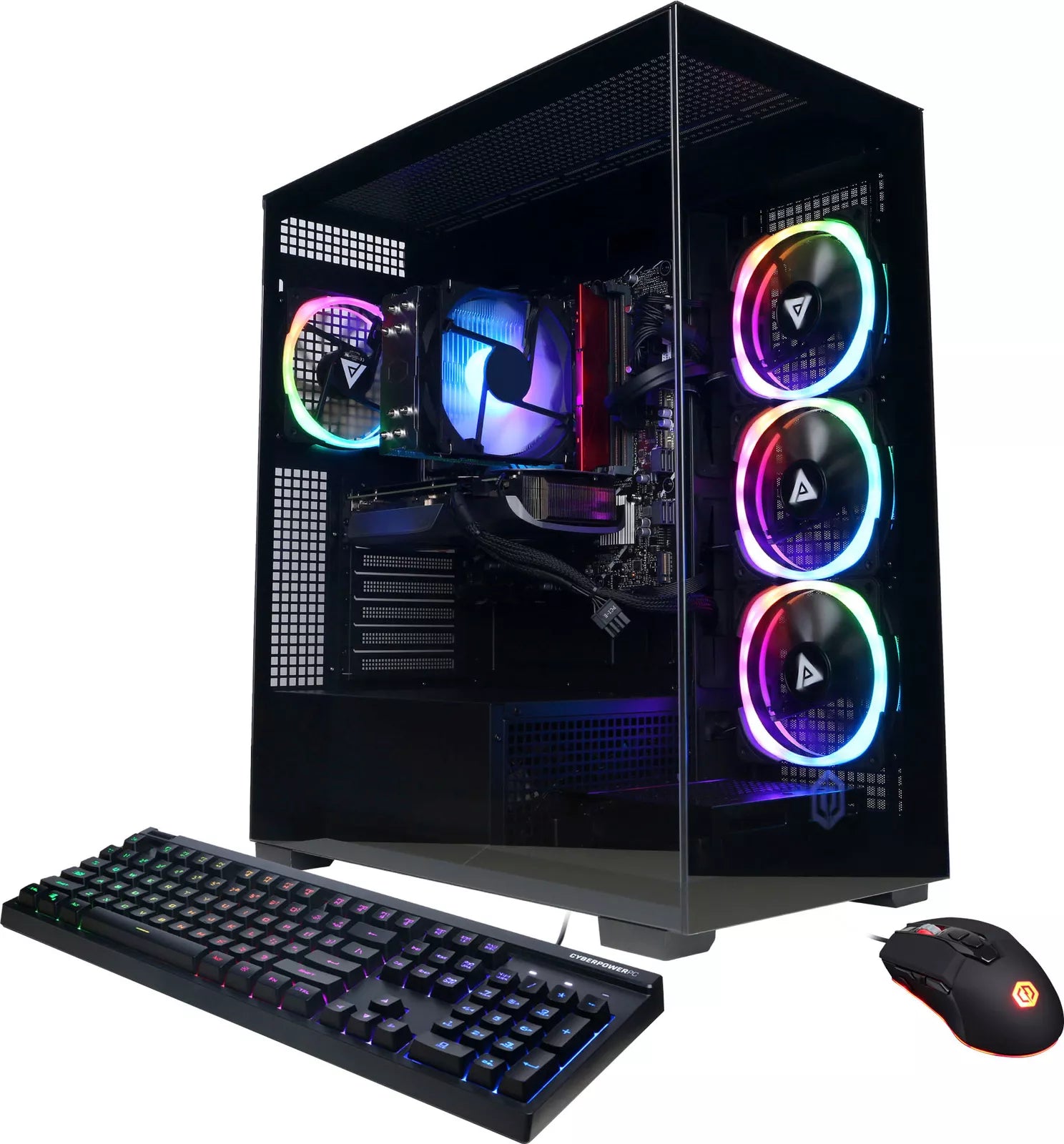 Gaming Desktop Intel Core i7-14700F 16GB Memory NVIDIA GeForce RTX 4060 Ti 8GB 2TB SSD Black B26295