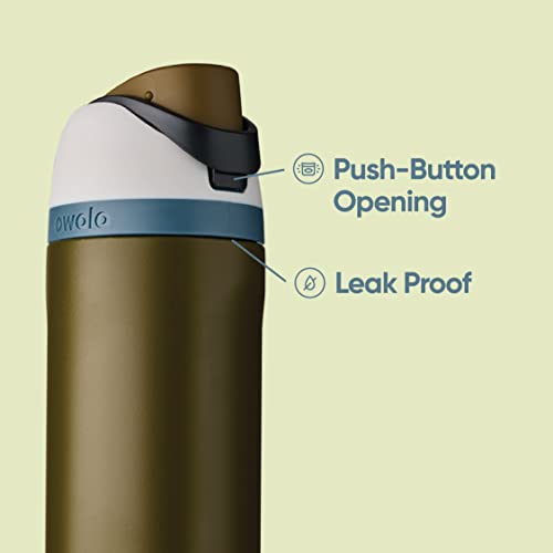 32 Oz Insulated Stainless Steel BPA-Free Water Bottle with Straw C3570
