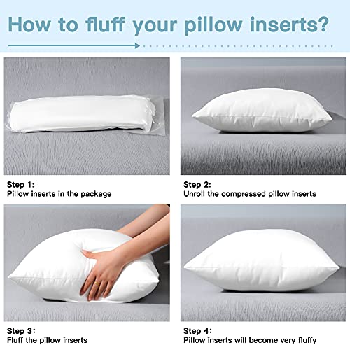 12" x 20" Set of 2 Throw Pillow Inserts T245921
