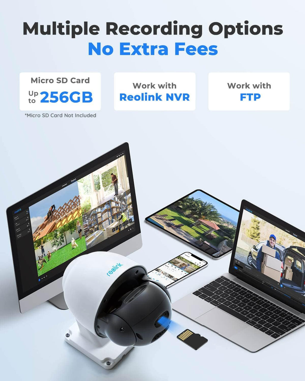 4K PTZ Outdoor Camera with 5X Optical Zoom Auto Tracking C189178