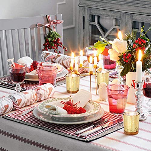 72pcs Mercury Glass Gold Votive Candle Holders D5607