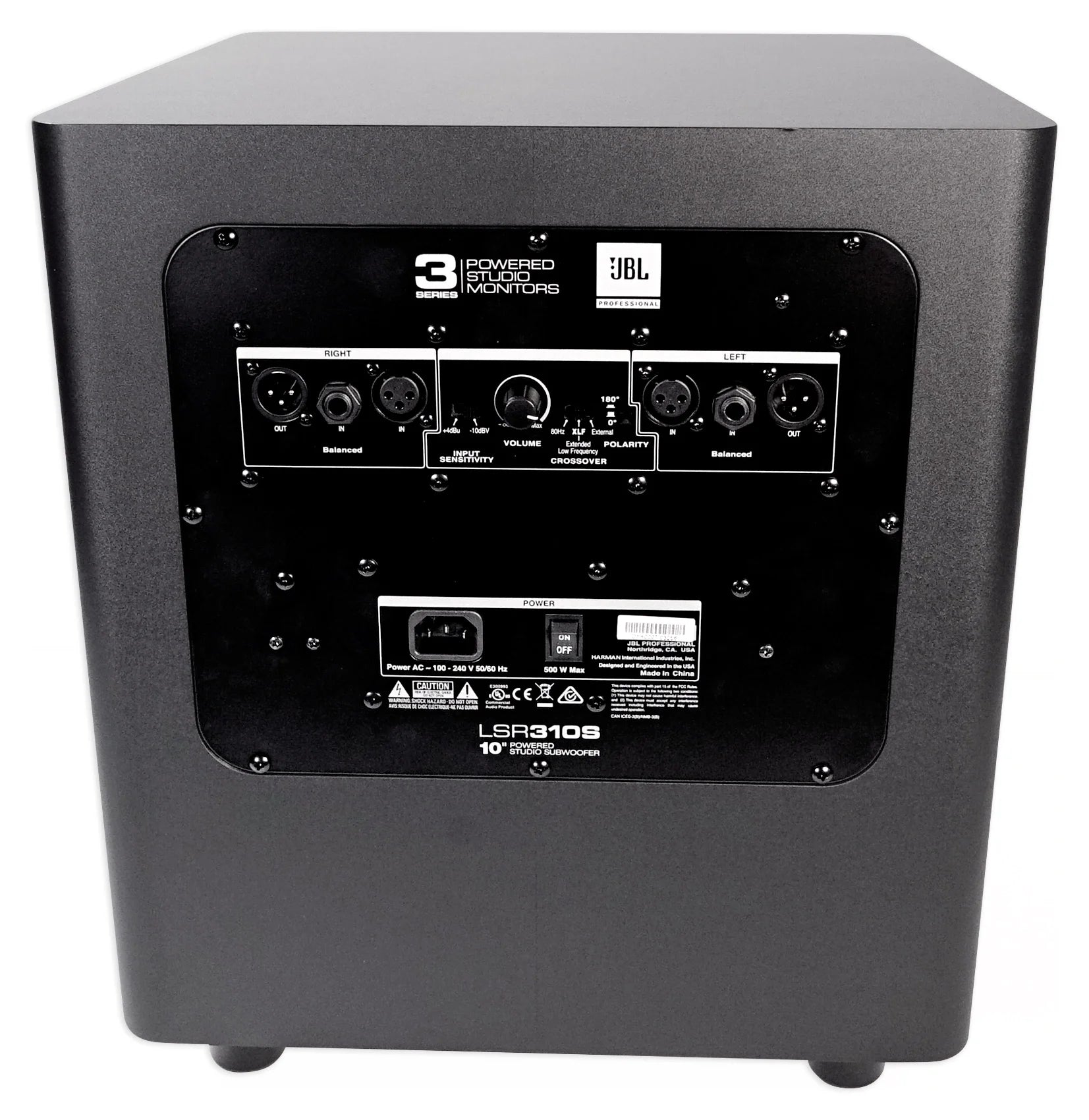 10" 200w Powered Studio Subwoofer E938