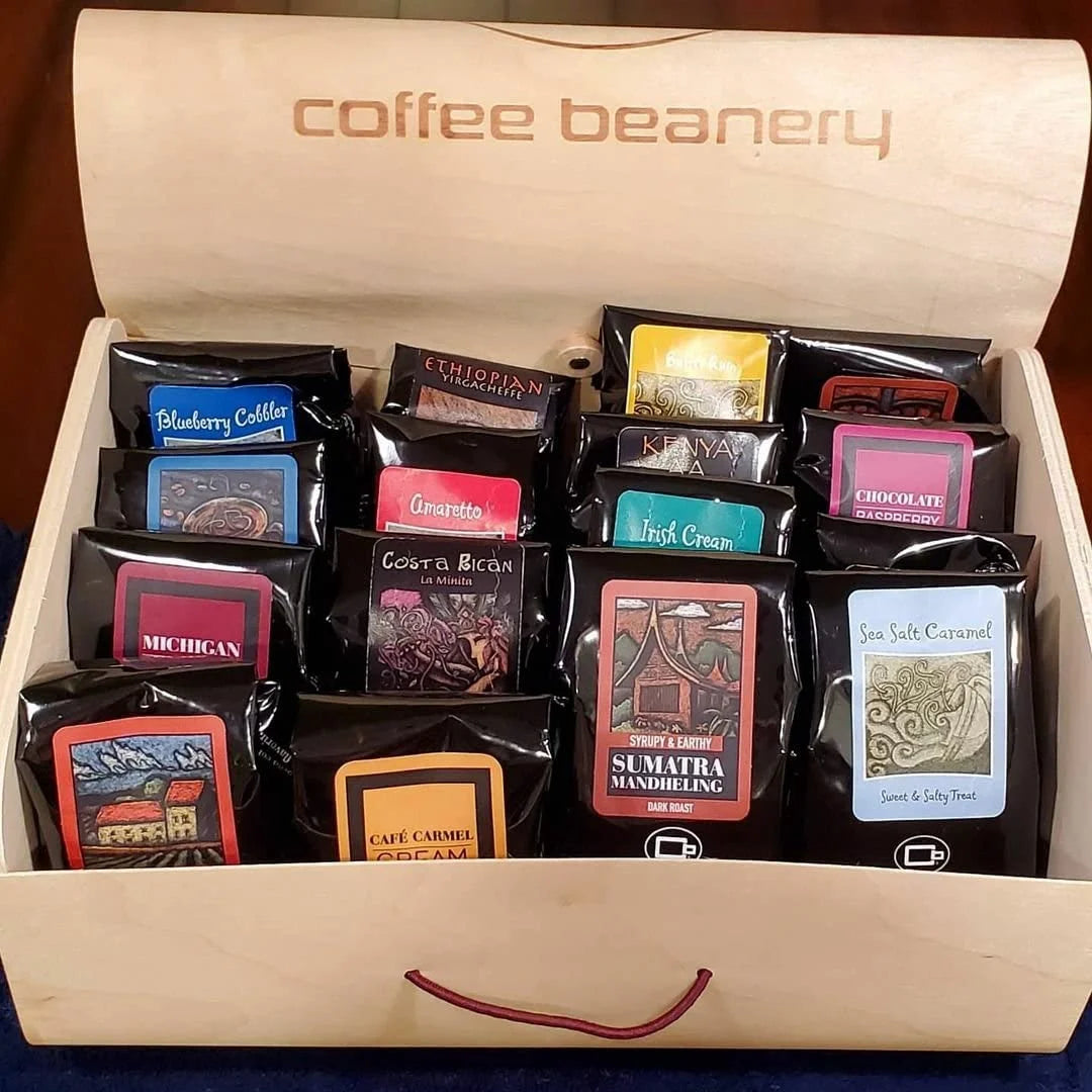 12 One Samples Gourmet Coffee Gift Basket M615938