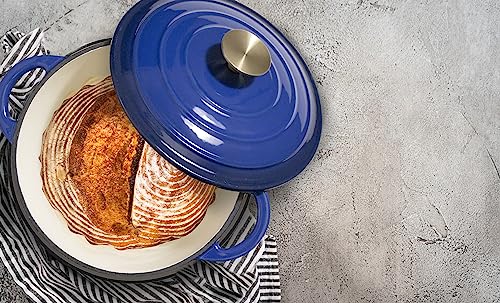 Red Enamel 5qt Cast Iron Dutch Oven I199