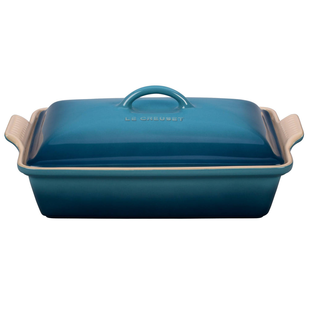 Heritage Stoneware Covered Rectangular Casserole, 4-Quart K984926