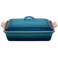 Heritage Stoneware Covered Rectangular Casserole, 4-Quart K984926