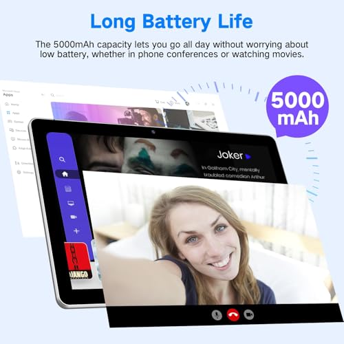 10.1 inch 4G LTE Tablet with SIM Card Slot, 64GB Storage F44181