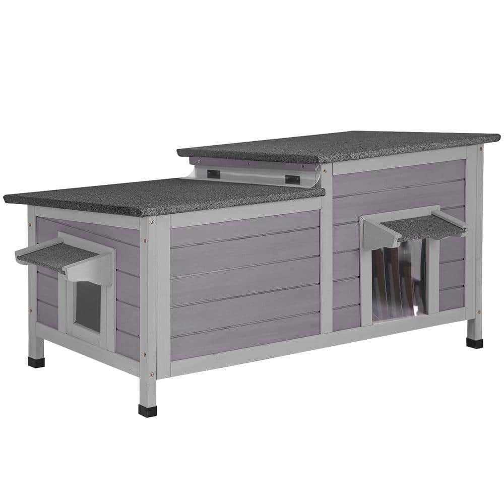 2-Room Outdoor Cat House C86791